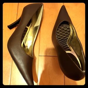 Brown Pointy Heels